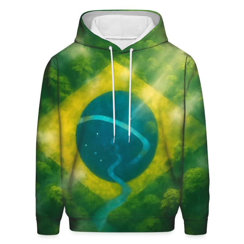 Brazilian Rainforest Flag Canopy hoodie trends
