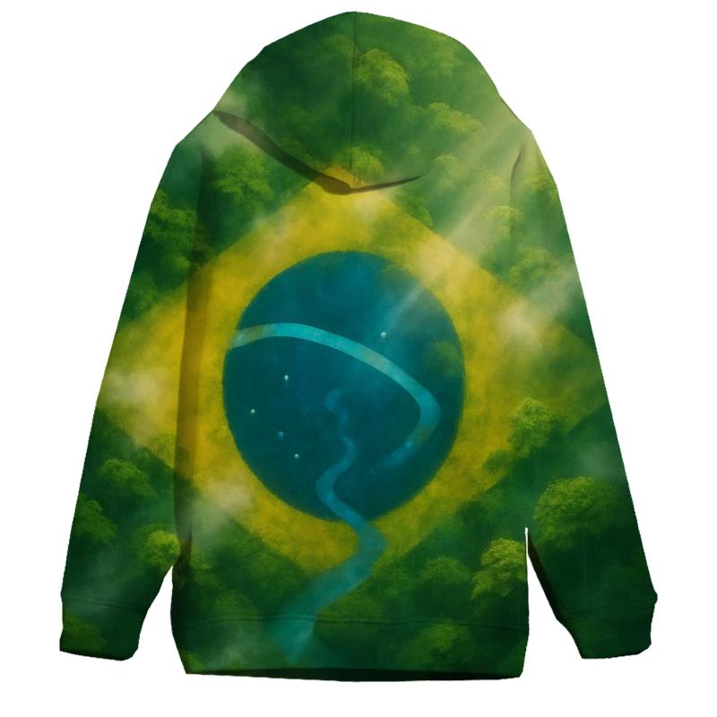 Brazilian Rainforest Flag Canopy hoodie trends