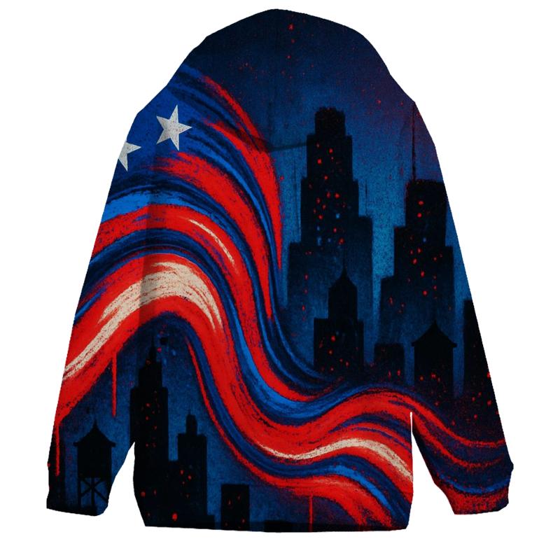 Urban Starwave Graffiti Skyline hoodie trends