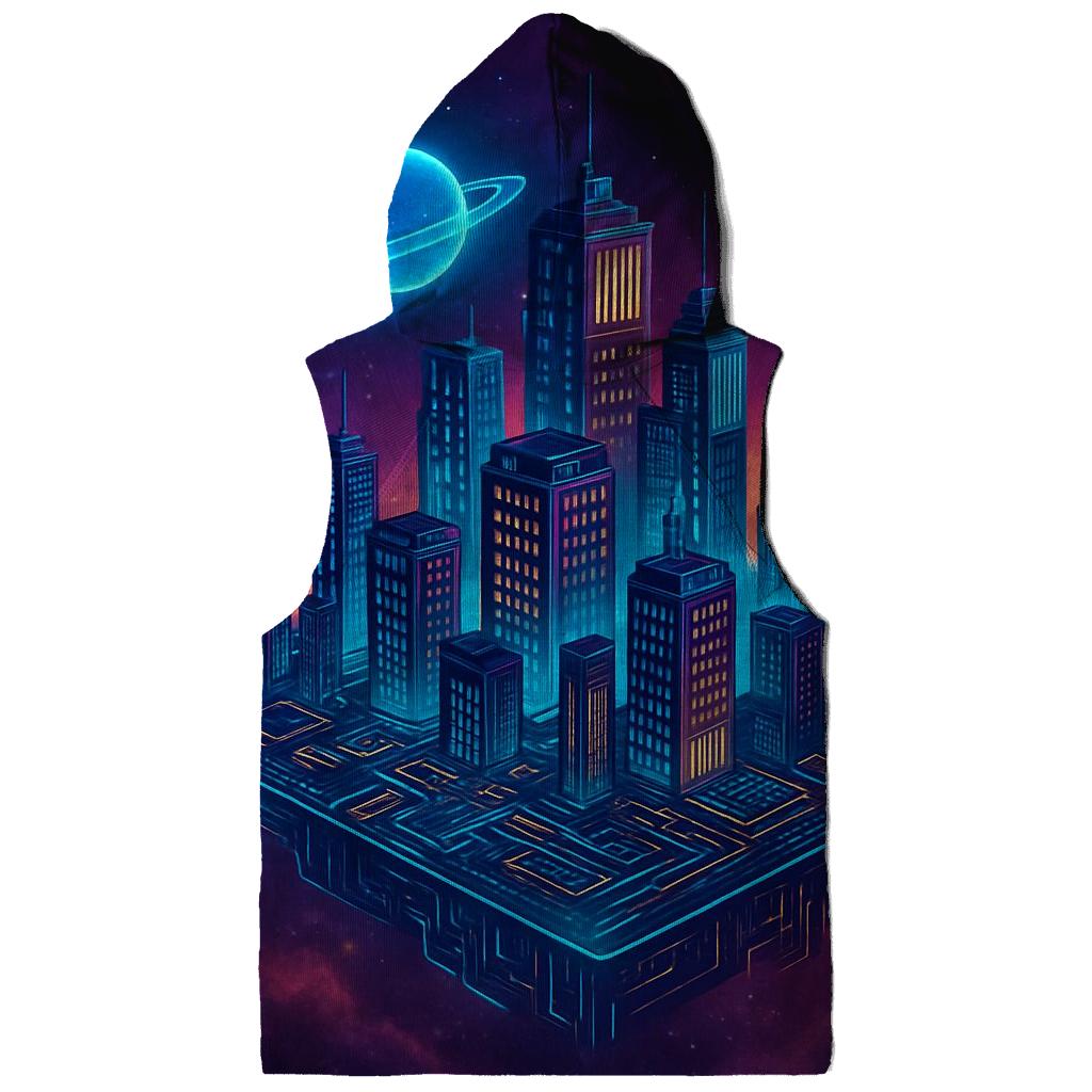 Circuit City In The Heart Of A Nebula custom hoodies