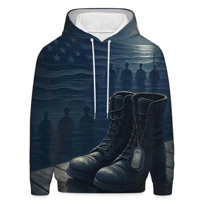 Ocean Of Memory Flag Reflections lightweight hoodies