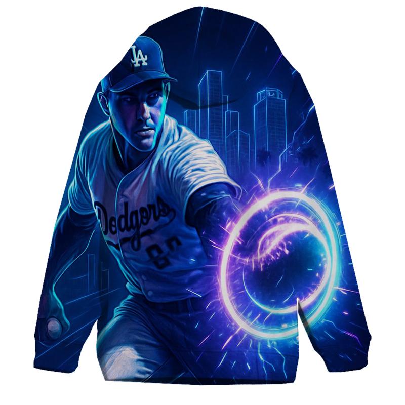 Neon Skyline Fastball Surge hoodie designs