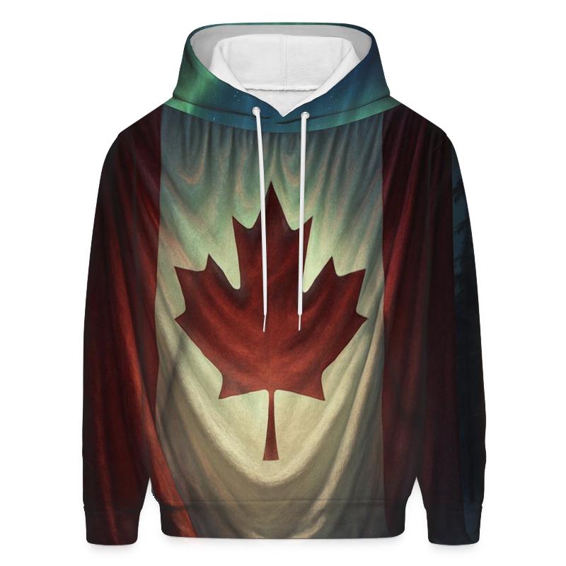 Maple Forest Aurora Veil custom hoodies