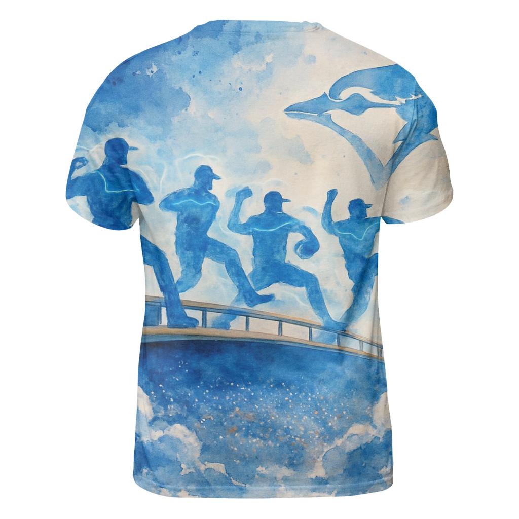 Celestial Bullpen Arc With Blue Jays Spirit artistic all-over print tops