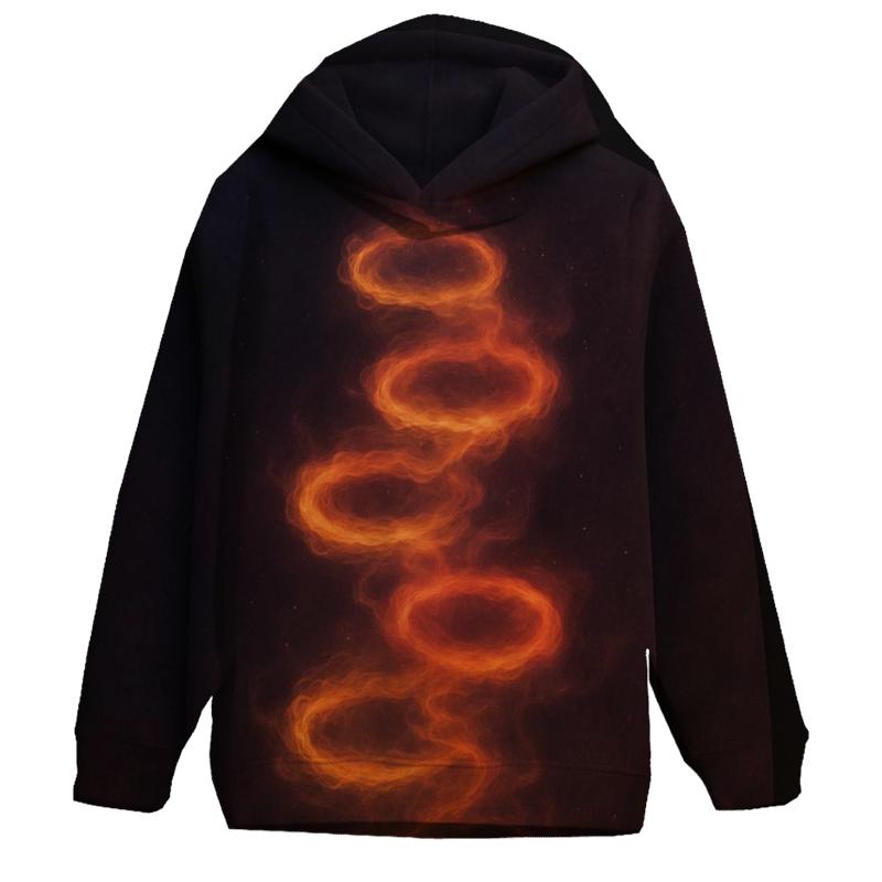 Starlit Gradient Smoke Rings hoodie trends
