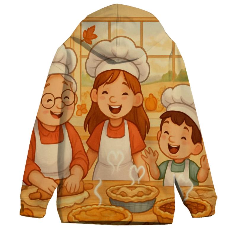 Autumn Pastel Pie Bake Off graphic hoodies