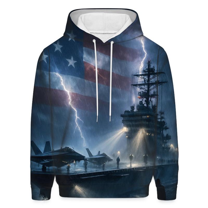 Stormfront Carrier Banner zip-up hoodies