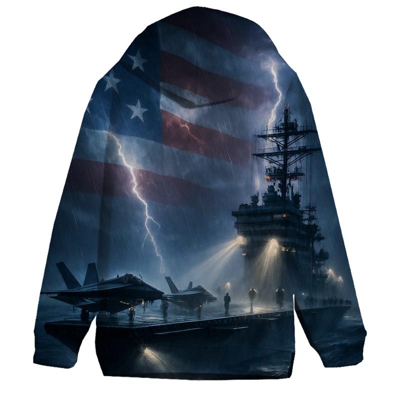 Stormfront Carrier Banner zip-up hoodies