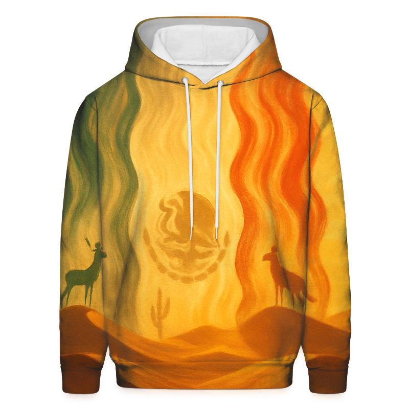 Mexican Desert Flag Mirage designer hoodies