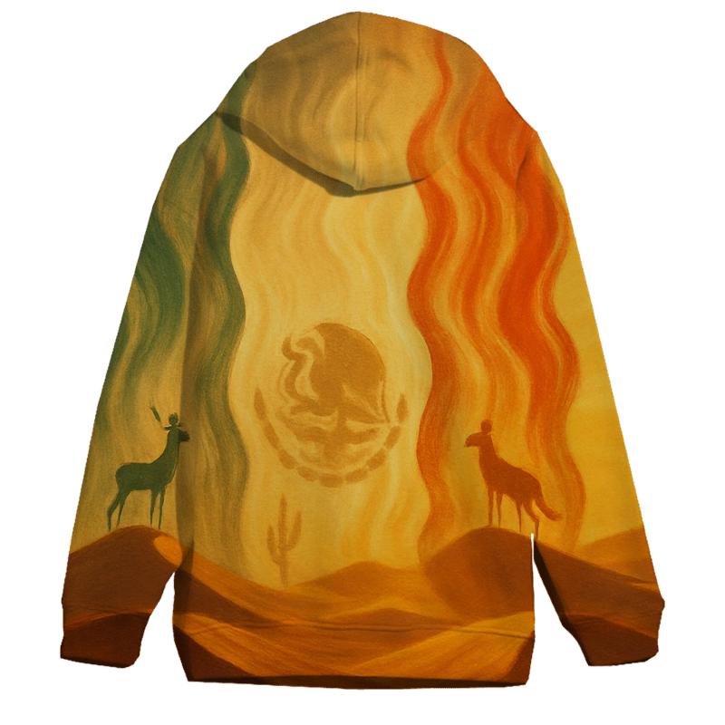 Mexican Desert Flag Mirage designer hoodies