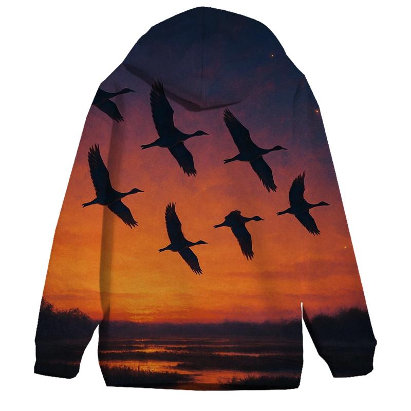Flight Over Ember Marsh hoodie trends