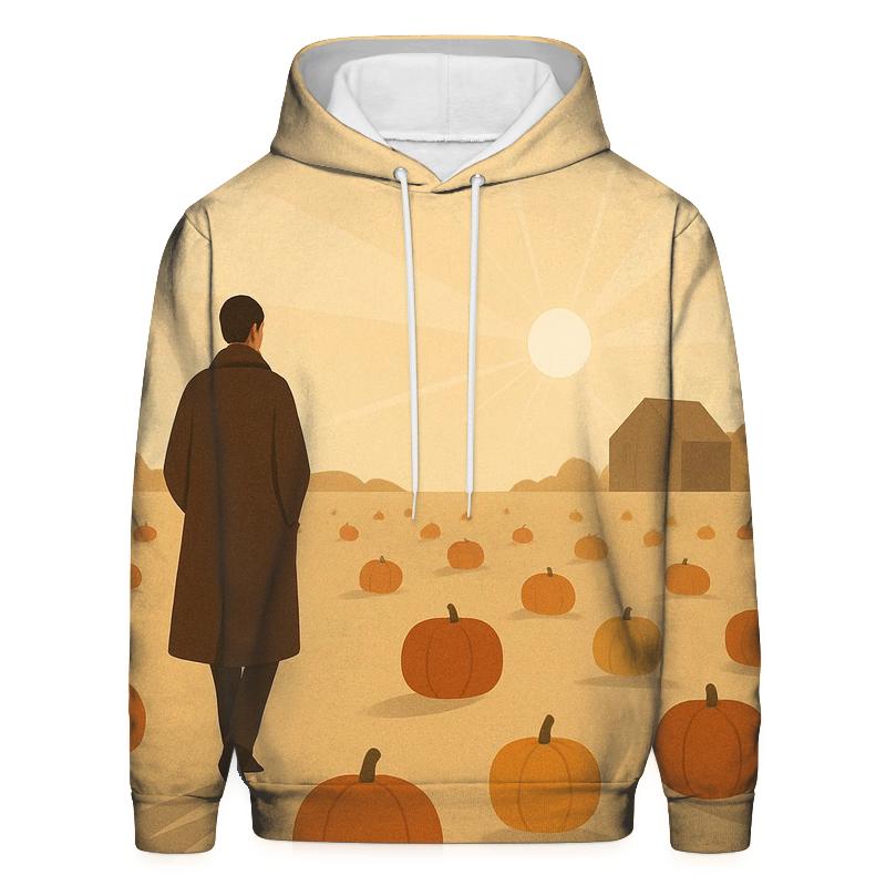 Sunrise Pumpkin Patch Gratitude Walk zip-up hoodies