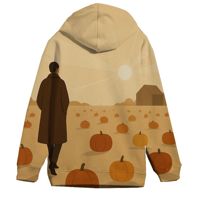 Sunrise Pumpkin Patch Gratitude Walk zip-up hoodies