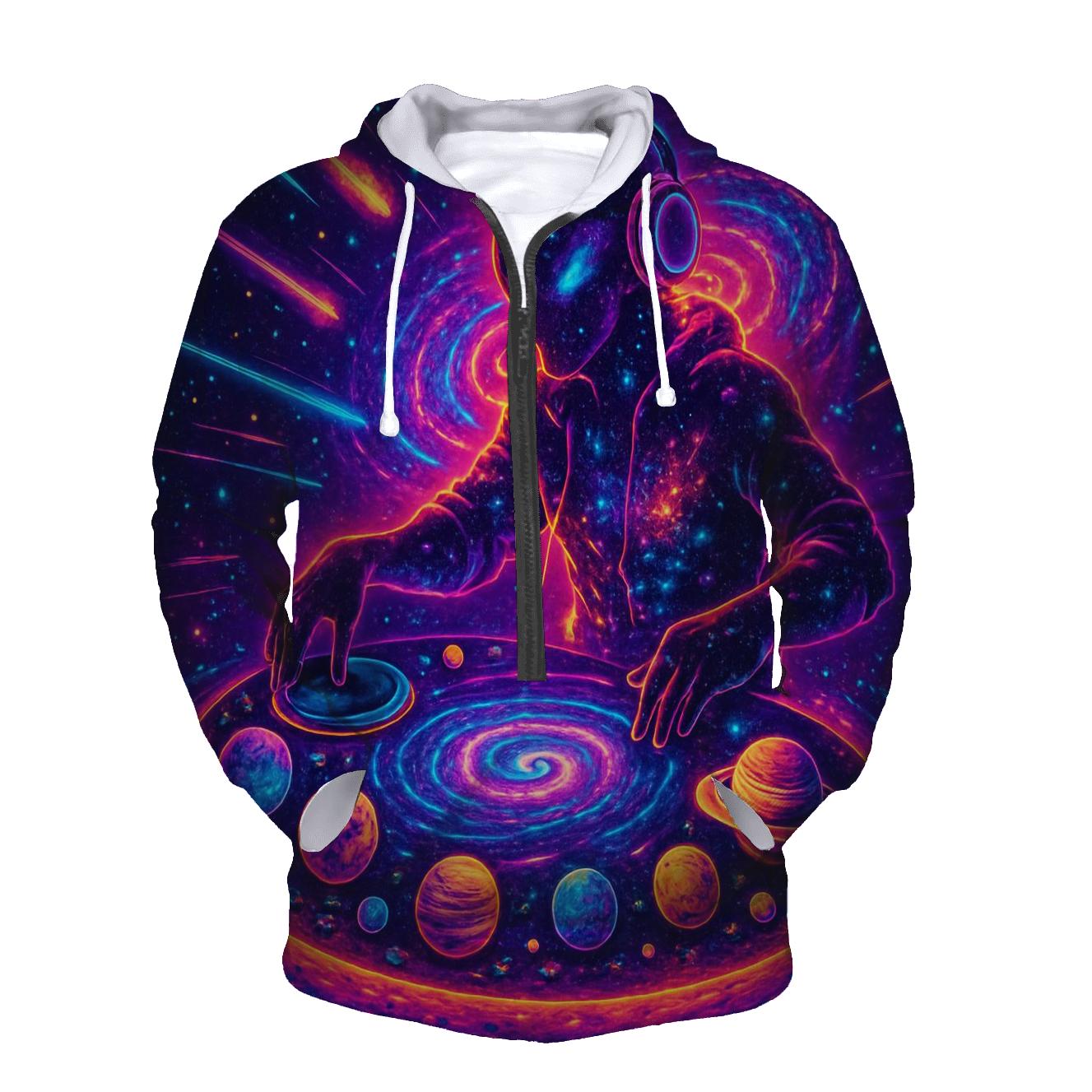 Orbiting Music Of The Celestial DJ hoodies fashion