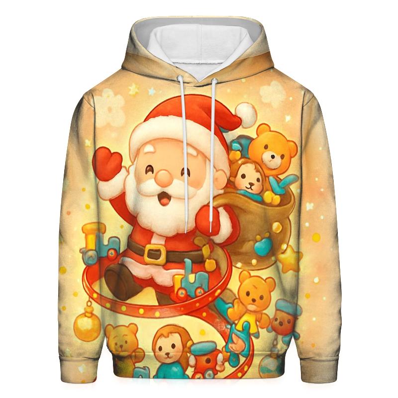 Playful Toy Parade Santa Carousel hoodies fashion