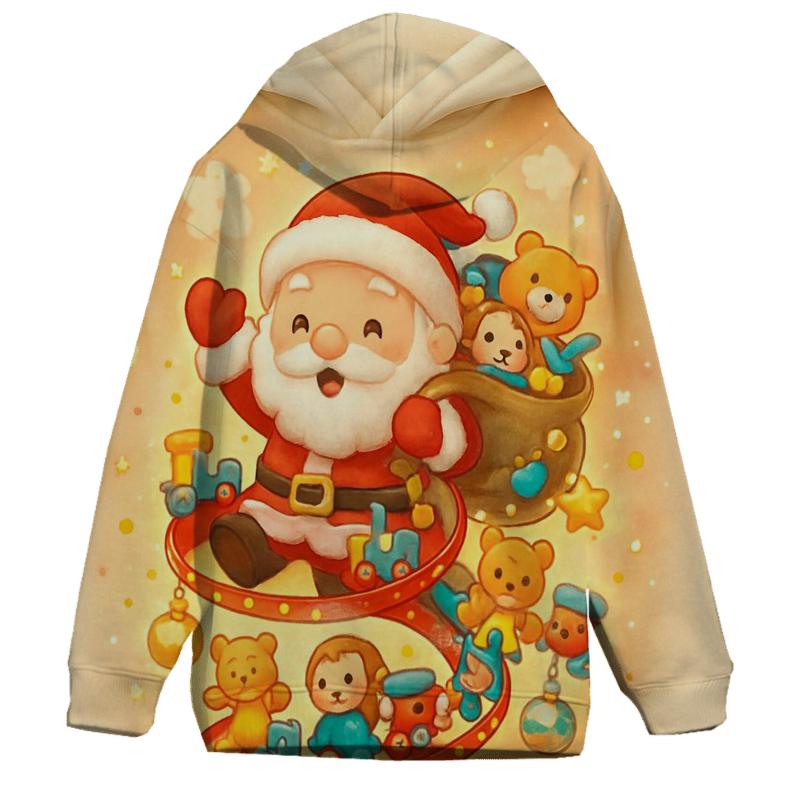 Playful Toy Parade Santa Carousel hoodies fashion