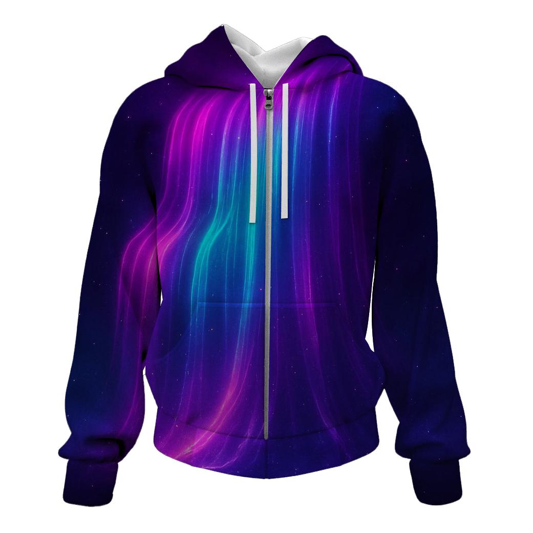 Prismatic Aurora Cascade premium hoodies