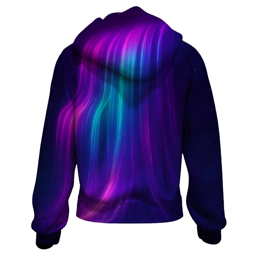 Prismatic Aurora Cascade premium hoodies