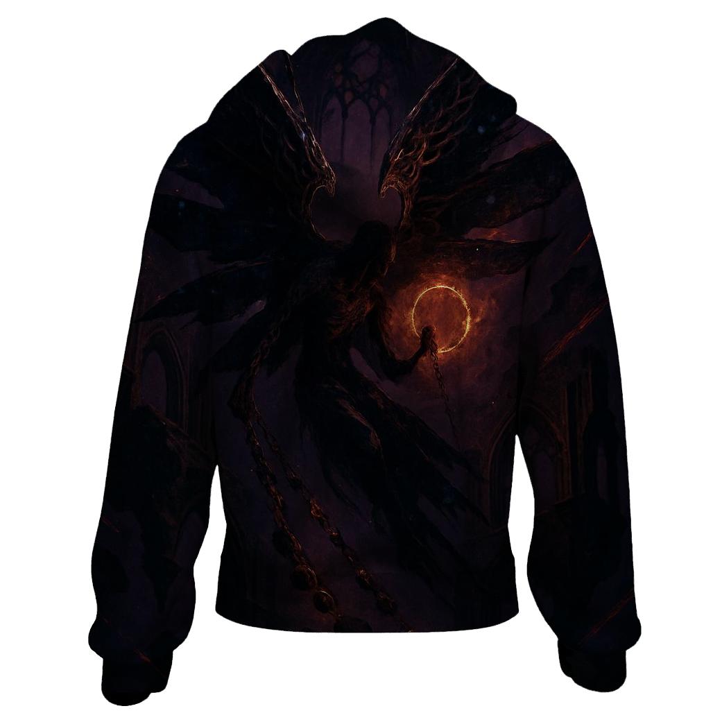 Void Seraphim Descent zip-up hoodies