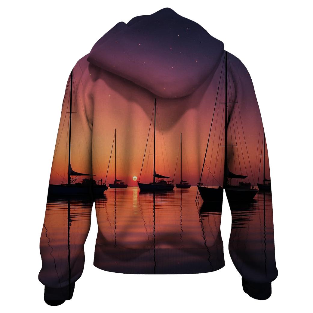 Harbor Of Glass Sunset hoodie styles