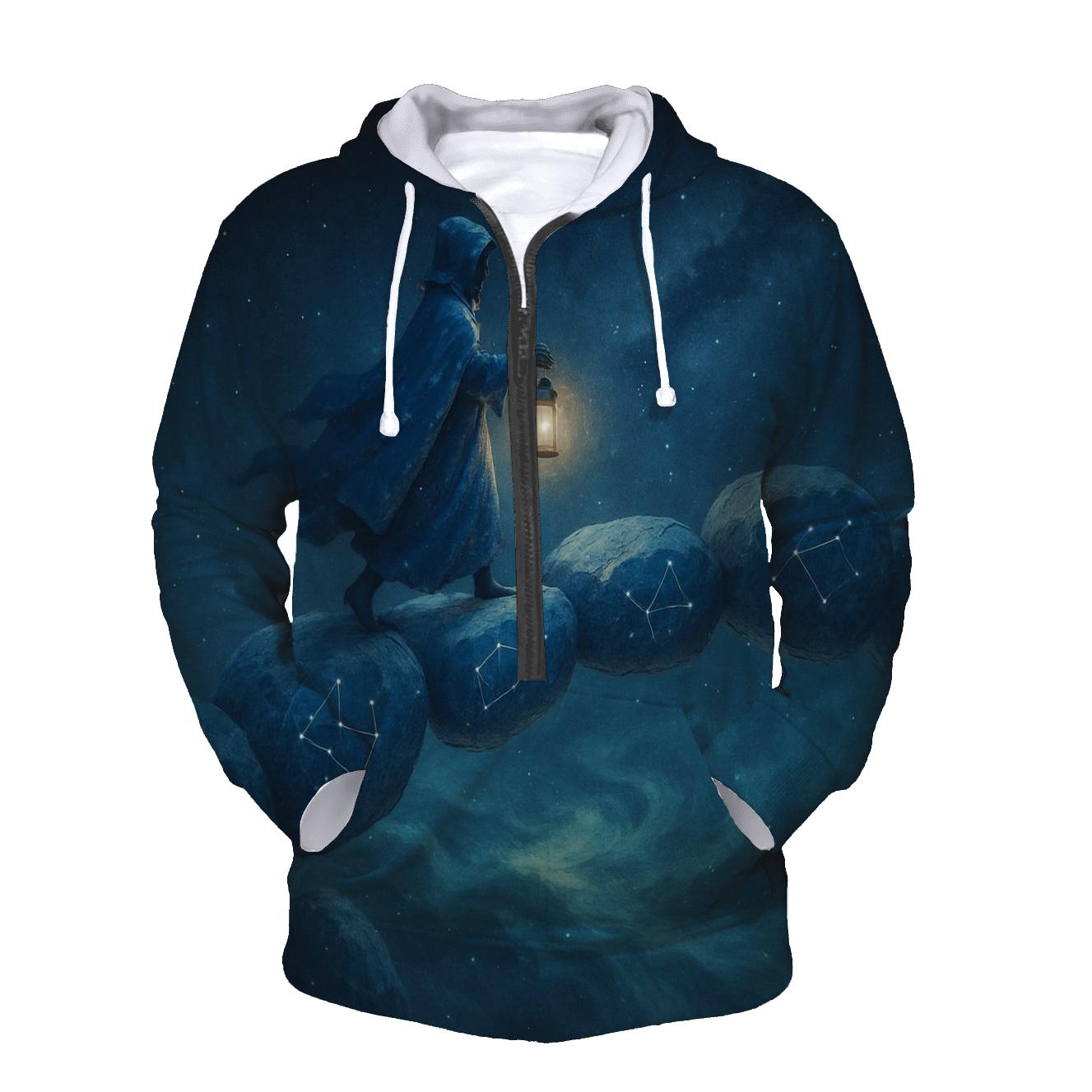 Lantern Walk Along The Meteor Bridge hoodie designs
