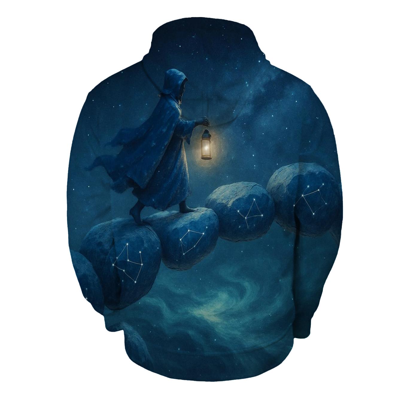 Lantern Walk Along The Meteor Bridge hoodie designs