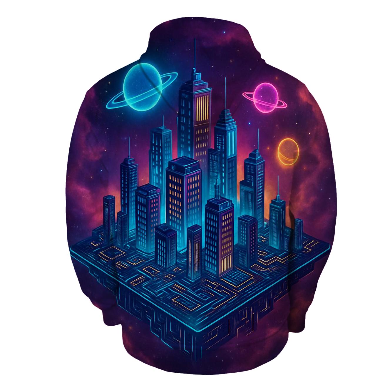 Circuit City In The Heart Of A Nebula heavyweight hoodies