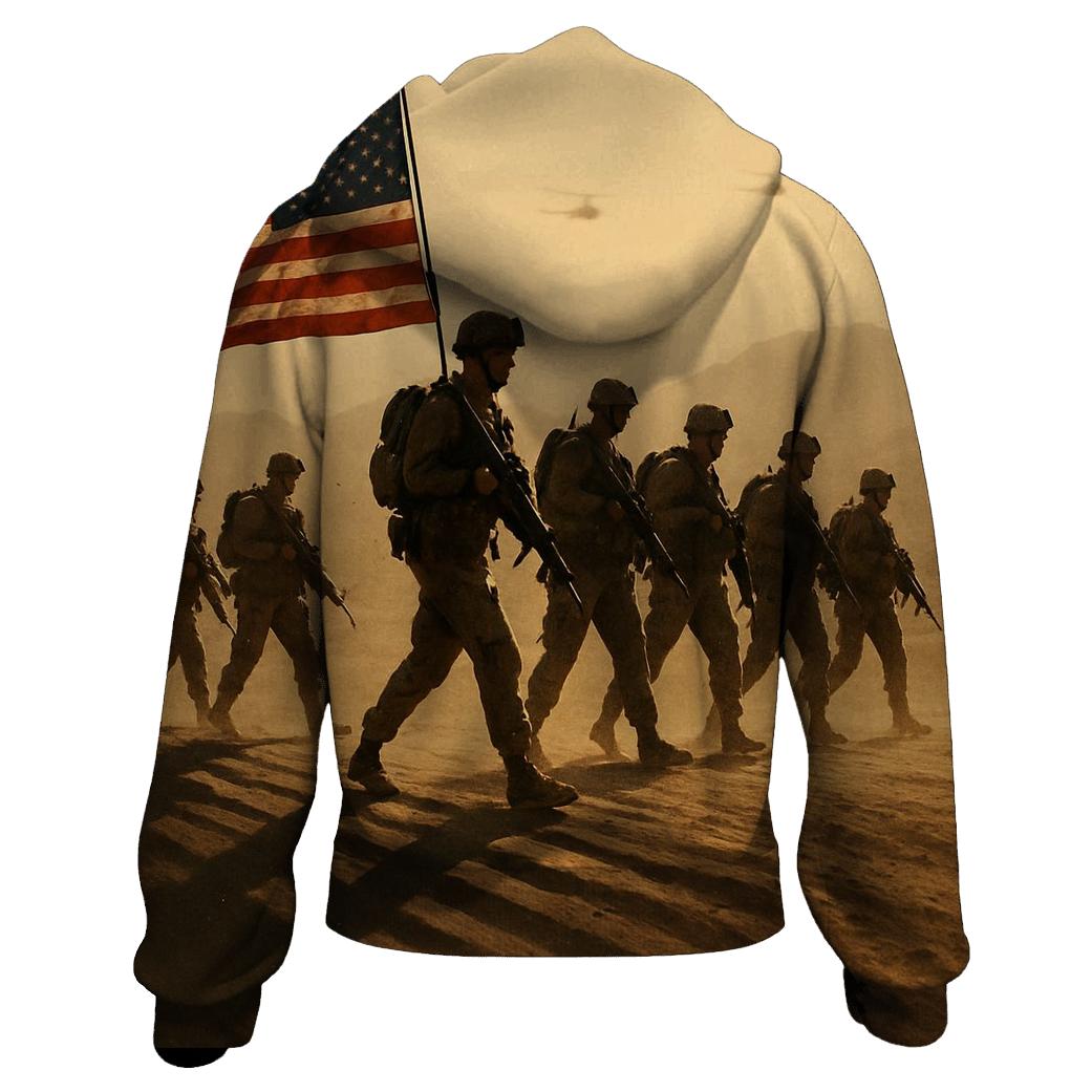 Desert Wind Banner Patrol embroidered hoodies
