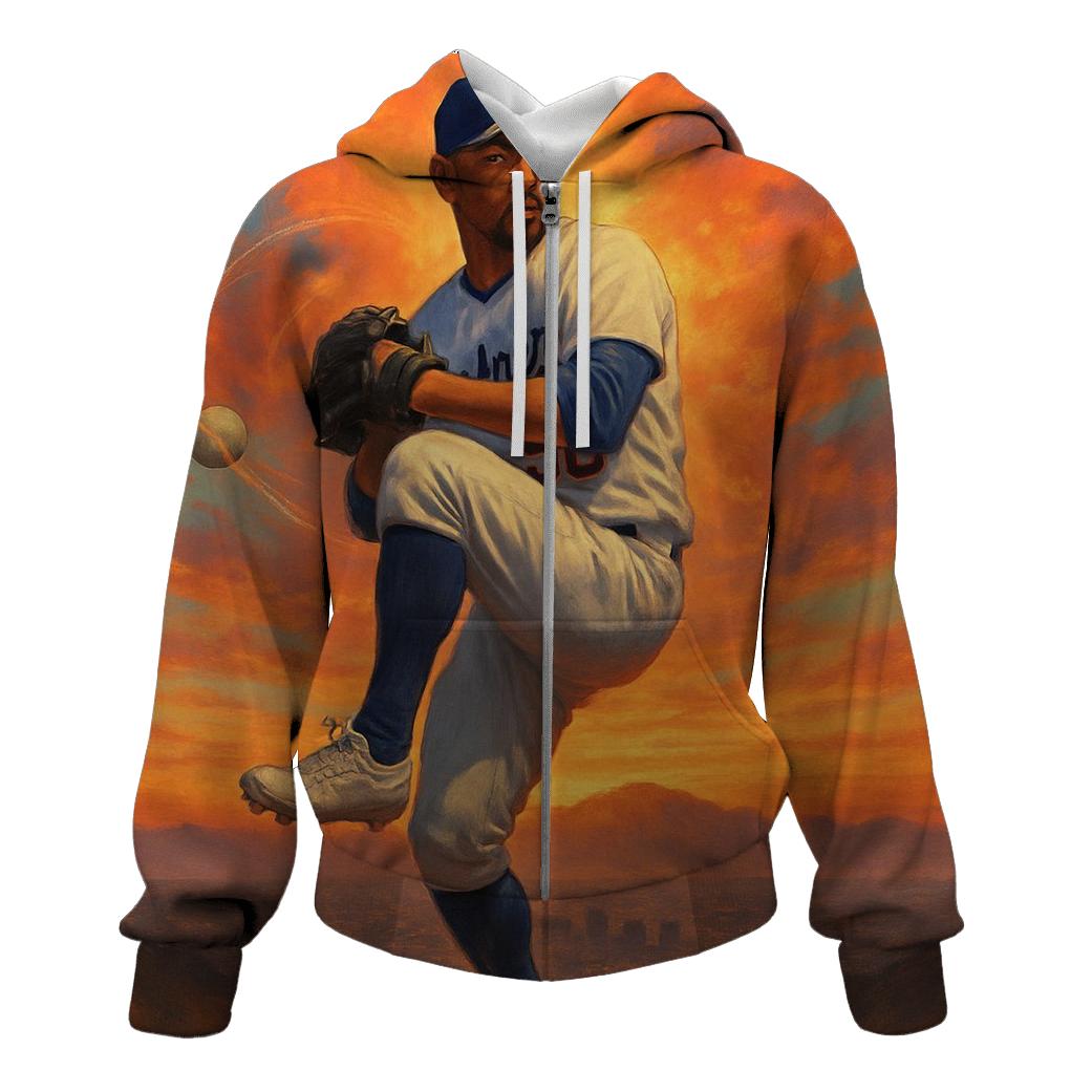 Sunset Windup Over Chavez Haze graphic hoodies