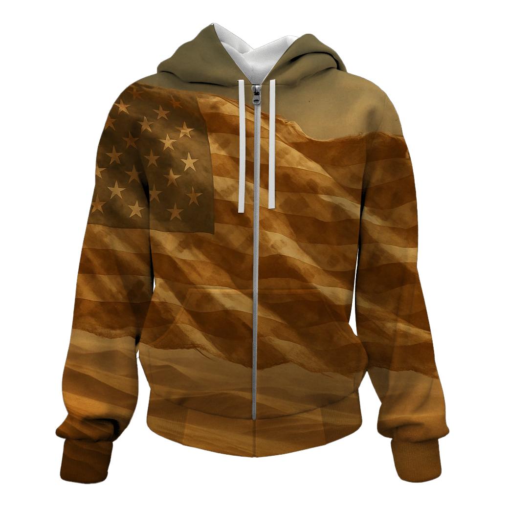 Desert Camo Stars On The Wind custom hoodies