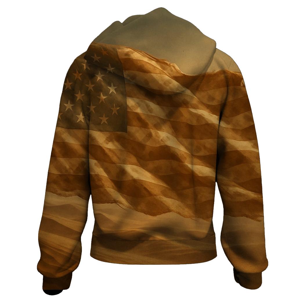 Desert Camo Stars On The Wind custom hoodies