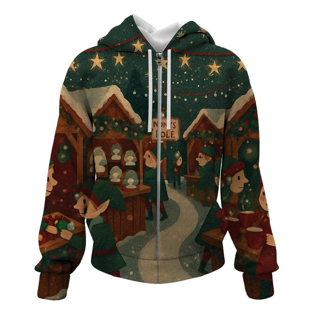 North Pole Night Market Lantern Lane designer hoodies