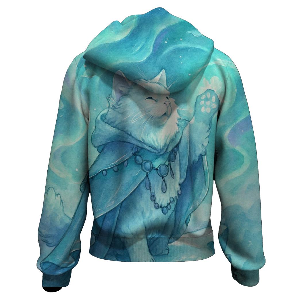 Aurora Shaman Snow Cat lightweight hoodies