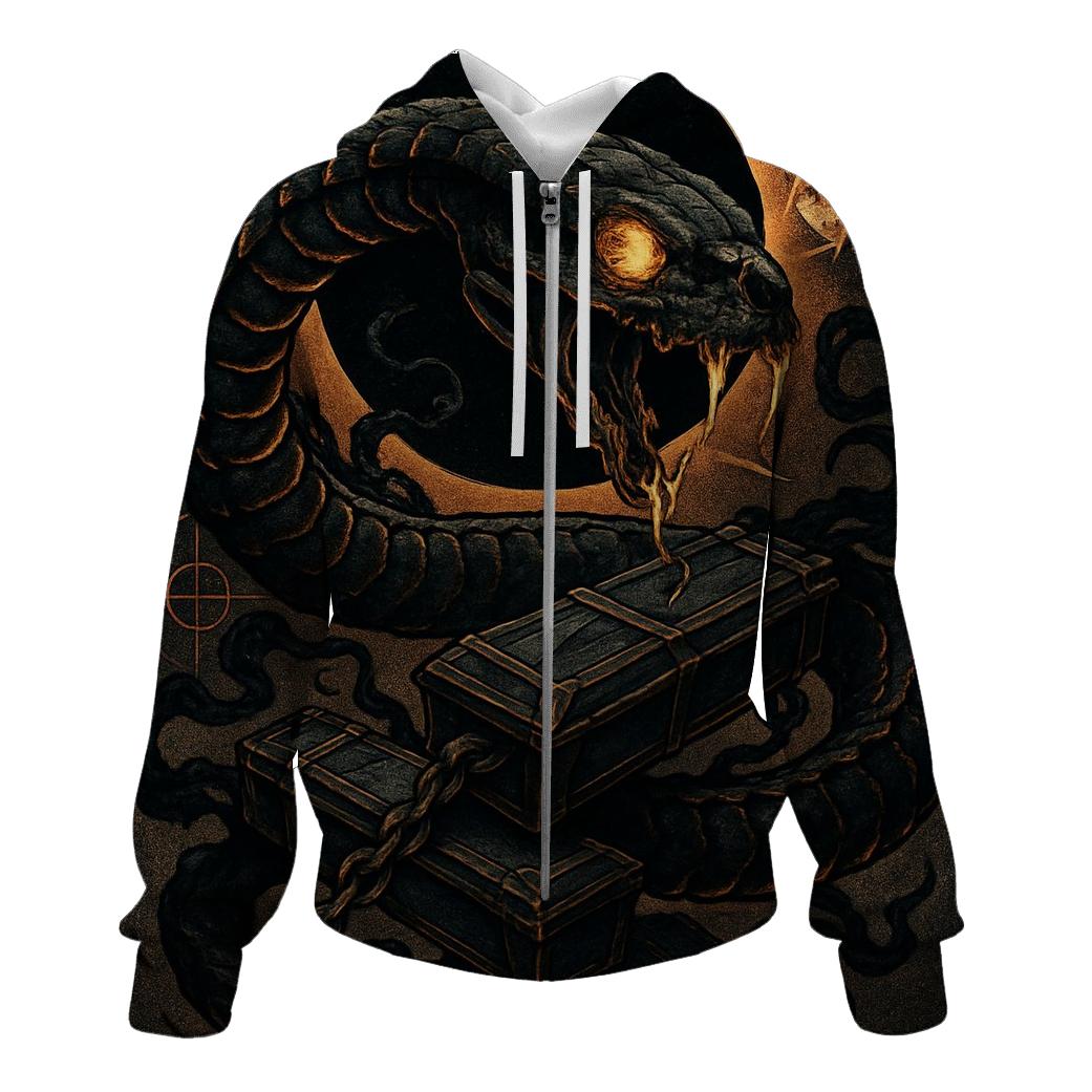 Serpent Eclipse Over Iron Tombs pullover hoodies