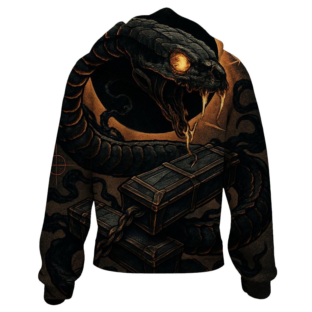 Serpent Eclipse Over Iron Tombs pullover hoodies