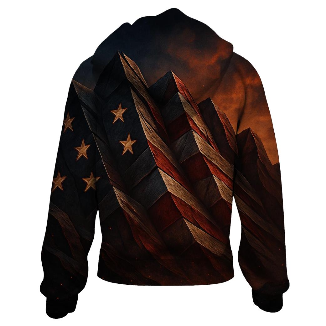Mountain Forge Of The Iron Flag heavyweight hoodies