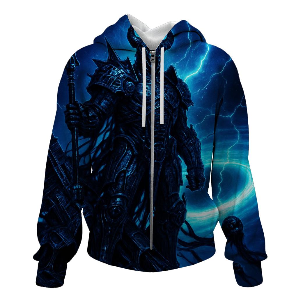 Warden Of The Starlit Abyss printed hoodies