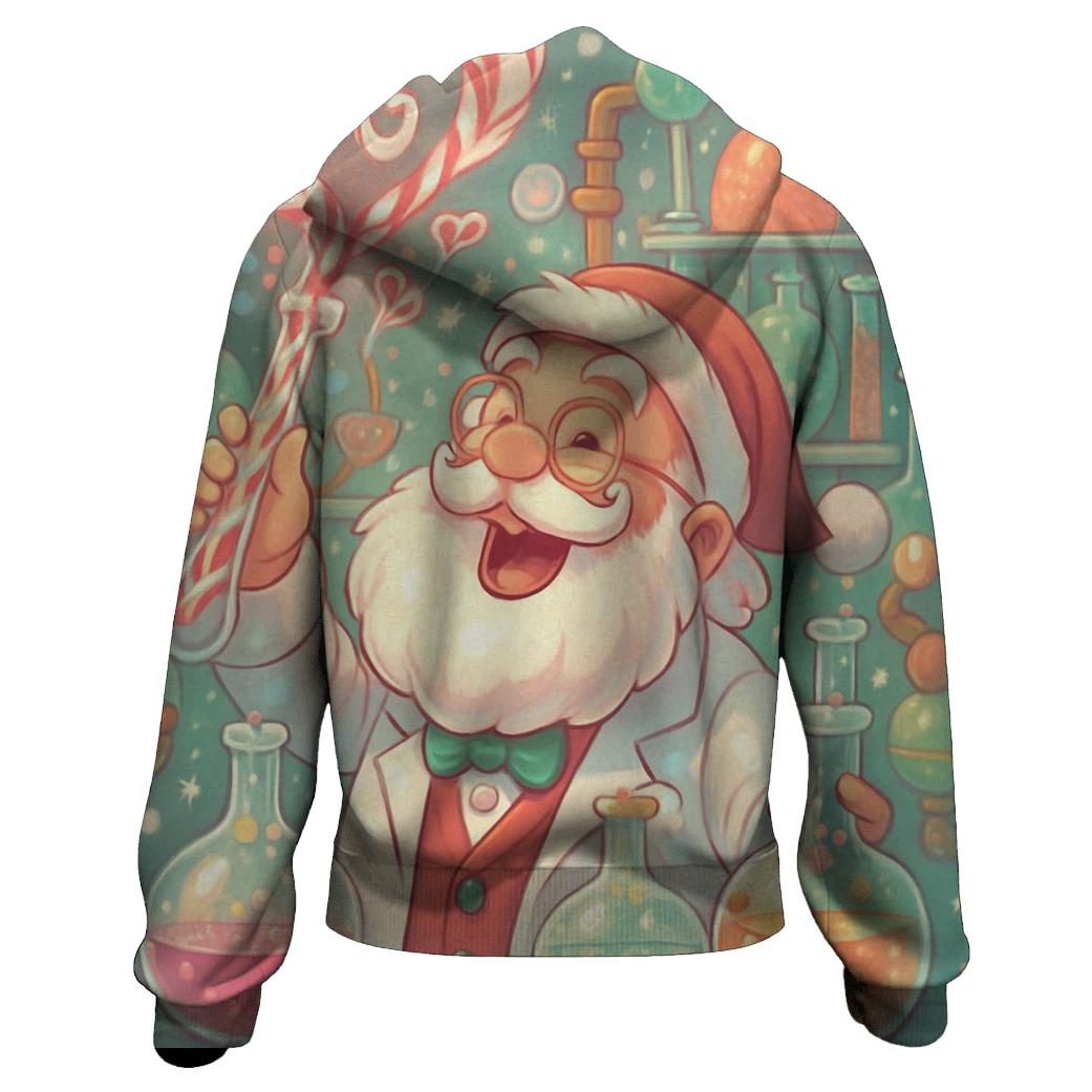 Candy Laboratory Santa Experiment zip-up hoodies