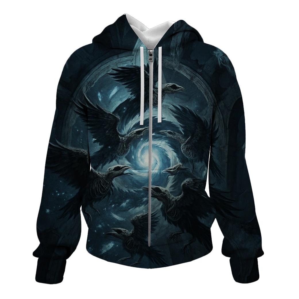 Ravens Of The Cold Singularity heavyweight hoodies
