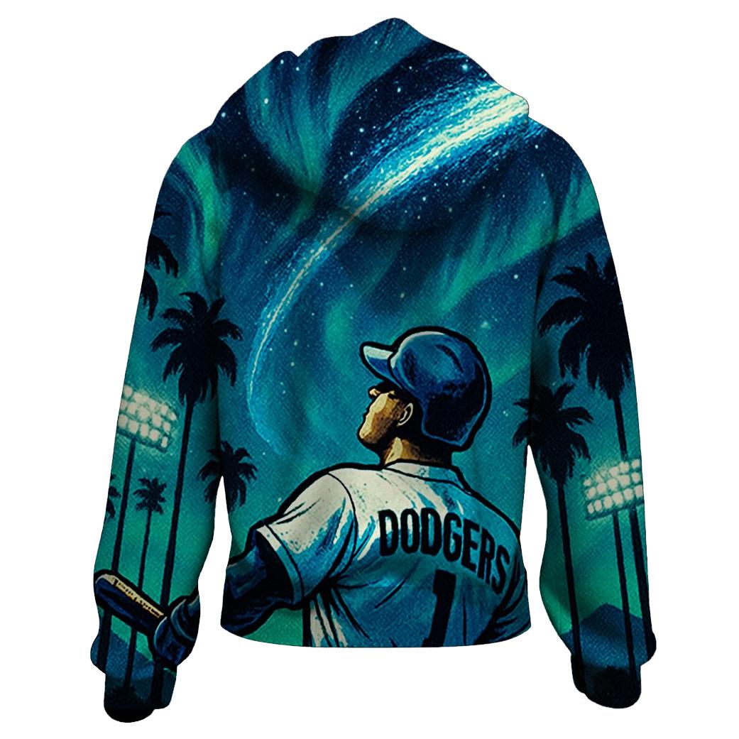 Skyline Homer Under Aurora Palms hoodie trends