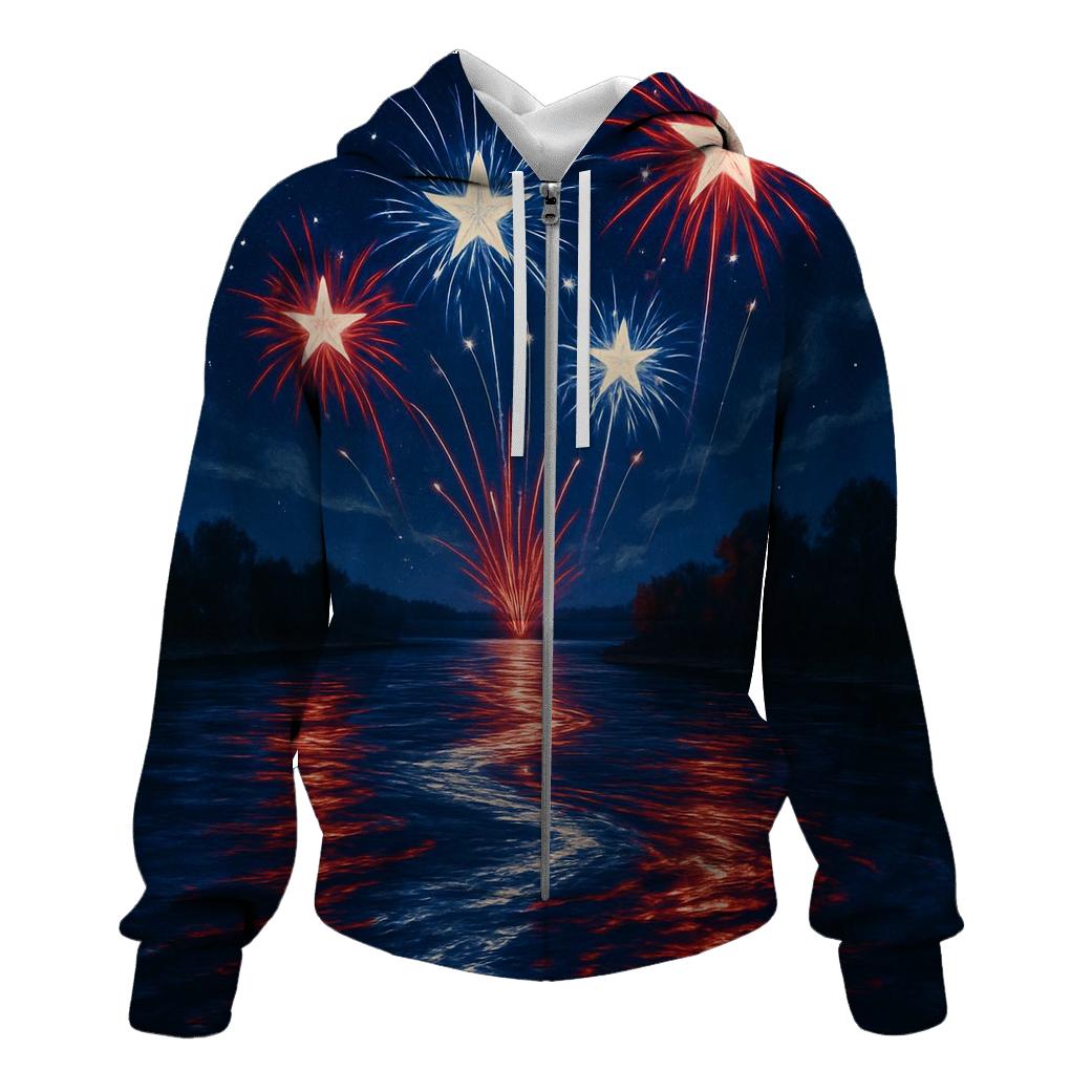 Fireworks River Of Freedom designer hoodies