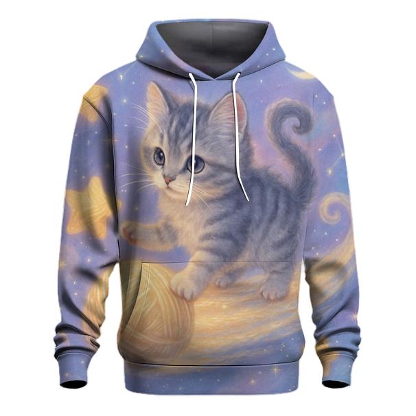 Celestial Yarn Voyager Cat hoodies fashion