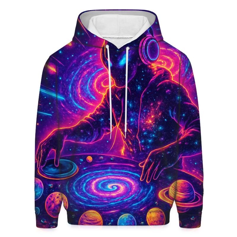 Orbiting Music Of The Celestial DJ hoodies fashion