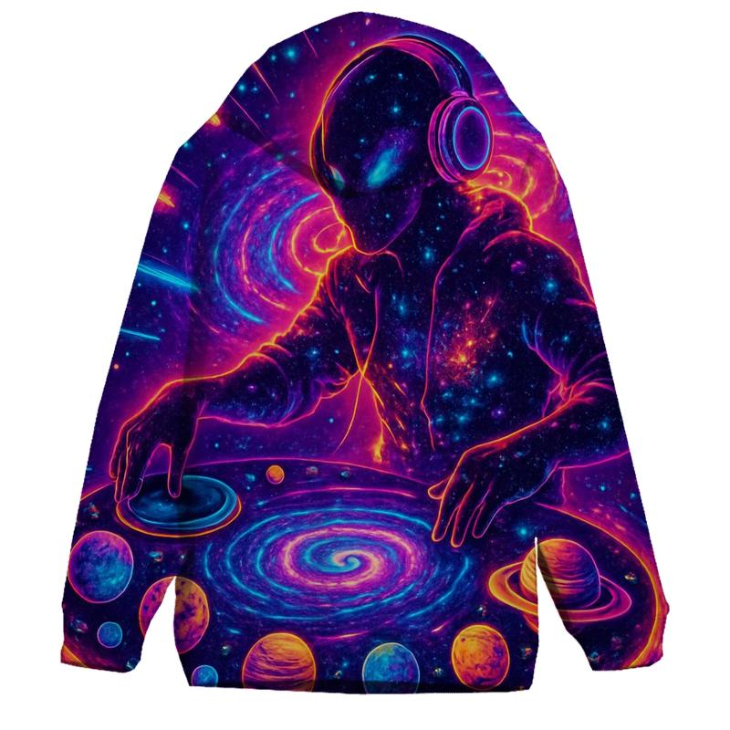 Orbiting Music Of The Celestial DJ hoodies fashion