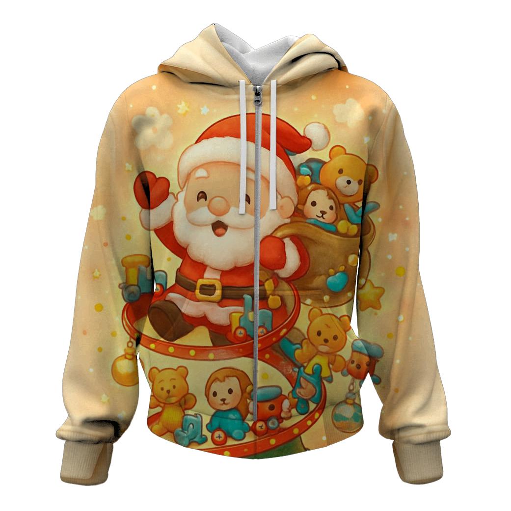 Playful Toy Parade Santa Carousel hoodies fashion
