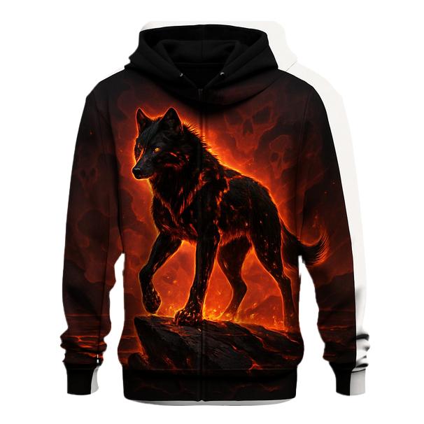 Volcanic Ember Alpha premium hoodies