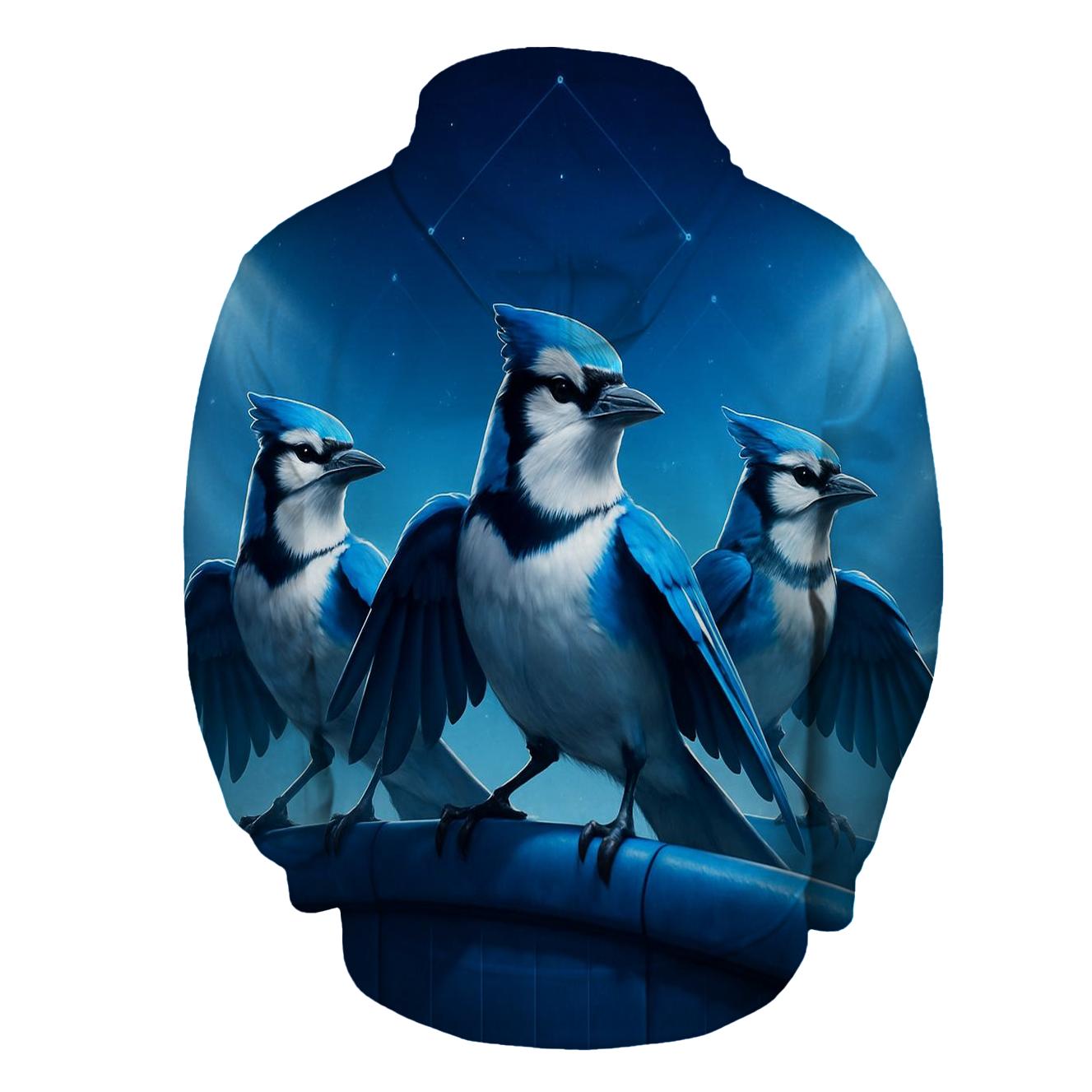 Galactic Outfield Guardians Blue Jays zip-up hoodies