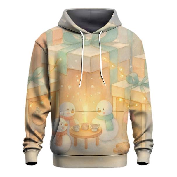 Snowman Tea Party In A Gift Box Forest hoodies fashion