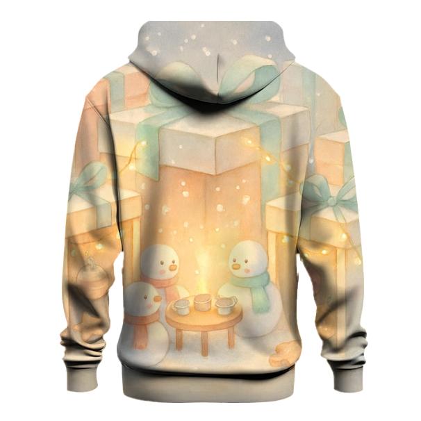Snowman Tea Party In A Gift Box Forest hoodies fashion