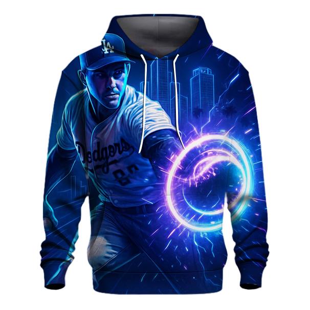 Neon Skyline Fastball Surge pullover hoodies